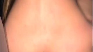 Slutty blonde wife fucks with my friend while I'm driving a car