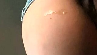 Blonde tight pussy babe solo toy fun in glamour masturbation