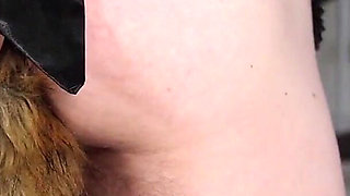 Tied up and Feminized: Huge Strap-on Pegging, Fisting and Deep Creampie Kiss