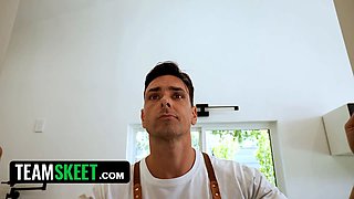 Spectacular babysitter maya woulfe rails a Big Dick