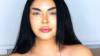 Beautiful Brunette Smoking Fetish Tease - Softcore Seduction