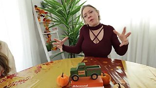 Step Sister Breezy Bri Fucks Step Brother For Christmas - Blonde Teen Doggystyle & Blowjob