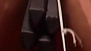 Chained Cougar Gets Her Pussy Heavily Clamped and Weighted