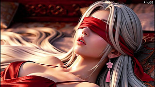 Cuckold Husband Watches Fat Bull Fuck His Blindfolded Red Concubine Ai-generated