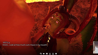 Evil Succubus Tie Me up and Blows Me While My GF Cheats with My Bestfriend!