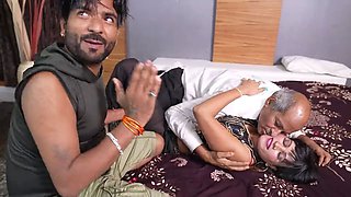 Indian stepfather and stepson book a bitch for sex full night threesome video full deep fucking vagina and ass hindi audio rough fucking