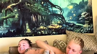 Real party amateur teens giving blowjob