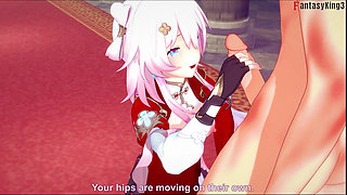 March 7th hot blowjob - Honkai Star Rail