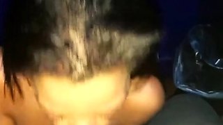 Sexy Black MILF Stripper Gives Blowjob and Anal Sex