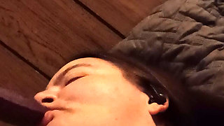 Miss my boyfriend's big cock so have fun with myself