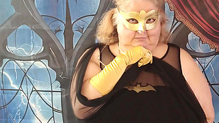 My BF and I All Dresses up as Bat Man and Bat Girl
