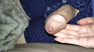 Slow Handjob with Stepsister Milasha Ponri - Huge Cumshot Close Up