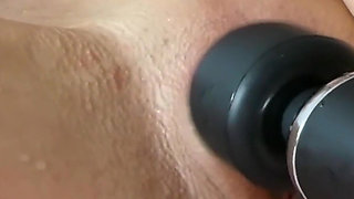 MILF Stella Masturbates with Magic Wand and Has an Extreme Squirting Orgasm