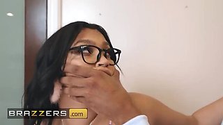 Brazzers Threesome: Ashlyn Peaks & Chloe Surreal FFM Movie Night Turns Steamy with Big Boobs & Bubble Butts