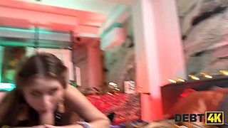 Debt4k. hot sex in a fortune-telling parlor: she controlled to give an amazing oral