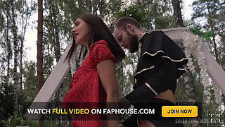 Fucking Wedding Part 3: Slutty Slut Fucks a Priest Before Her Friend's Wedding