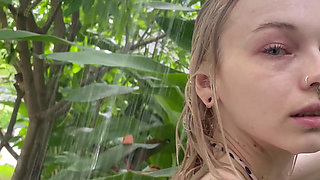 Morning Fresh Shower Before Pool