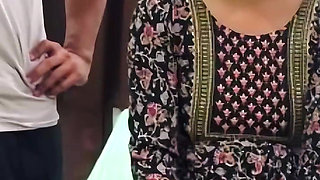 Stepmom’s Secret: Head Massage Turns Oral in Hindi