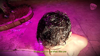 Merman Eats His Mermaid Friend's Pussy, and Then She Gets All His Cum Out