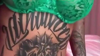Extreme Tattooed MILFs in Triple Oiled Foot Threesome