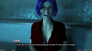 Stranded in Space - Date Night with Hot Blue Haired MILF