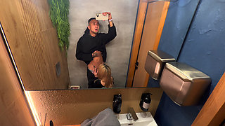 Fucking from First Person View in the Toilet POV