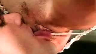 Hardcore double blonde blowjob