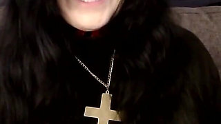 Halloween Ozzy Cosplay MILF Smoking