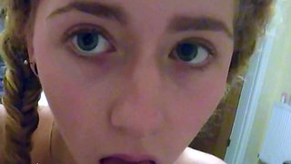 Big titted blonde milf solo toying