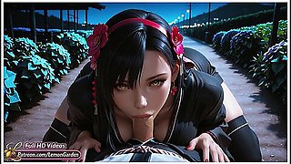 Tifa Night Secrets Of The Lewd Garden. Ai Generated 3d Hentai With Car Toon, Tifa Lockhart And Final Fantasy