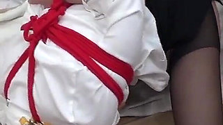 Black Stockings Stewardess Married Woman Trained with Toys - Aoki Misora