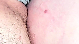 Cum Over Hairy Big Ass and Pussy Step Stepmom