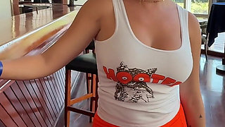 !! Risky Proposition!! Innocent Hooters Waitress Reveals Her Dirtiest Secrets