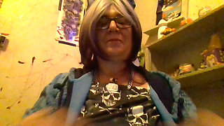 tease with cherry panty can you see up my short dress