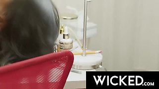 Lana Violet Gets Wild With Boss - Office Blowjob & Doggystyle Fuck