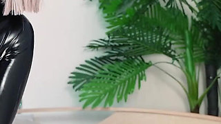 Fetish MILF Wearing Latex and Her Sweet Rubber Submissive Step Daughter - Kinky Sex