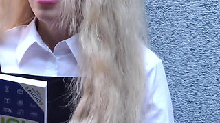 Petite Pretty Student Gets Rough Fuck by Street Gopnik - Extreme Deepthroat and Cum in Mouth