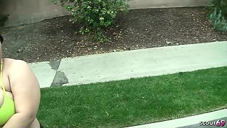 Fat Chubby Mexican Girl with biggest Ass and Tits Pick Up and seduce to Interracial Fuck