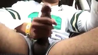Big-cock car play by amateur pink masturbators outdoors