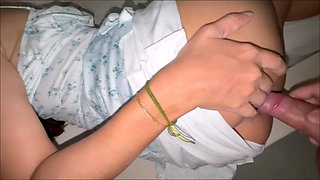 Real Homemade Dirty Stepbrother Couldn't Wait When He Saw His Stepsister's Pussy on Bed Fucked Her Hard