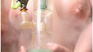 Soapy Bong Hit In The Shower