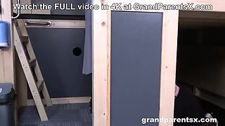 Glory Hole Fun with Nicol Mandorla – Mature Cougar Gets Surprise Blowjob & Doggystyle at GrandParentsX