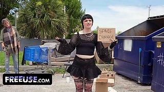 Reptyle labs experiment: from homeless alt woman to preppy cock-slut in one bathroom - free full movie