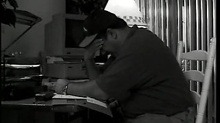 Slut spreads legs and masturbates for auditor