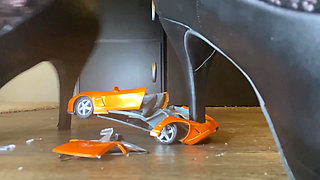Crushed Dreams: Giantess Bootyful Bella Blast Vs the Orange Sports Car
