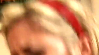 Cute blonde with big ass fucked hard from his BBC