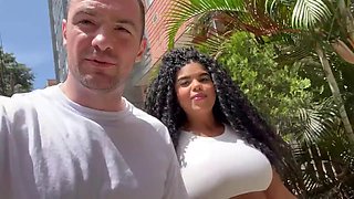 BWC Pounds Curvt Latina Into Cumshot