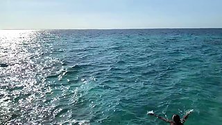 Monika Fox Stopped A Tour Bus To Swim Naked In The Caribbean