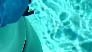 Artemisia Love Sexy Bikini Big Boobs Underwater Fetish at the Pool