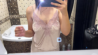 Morning Urination-close-up! Pads! Female POV!